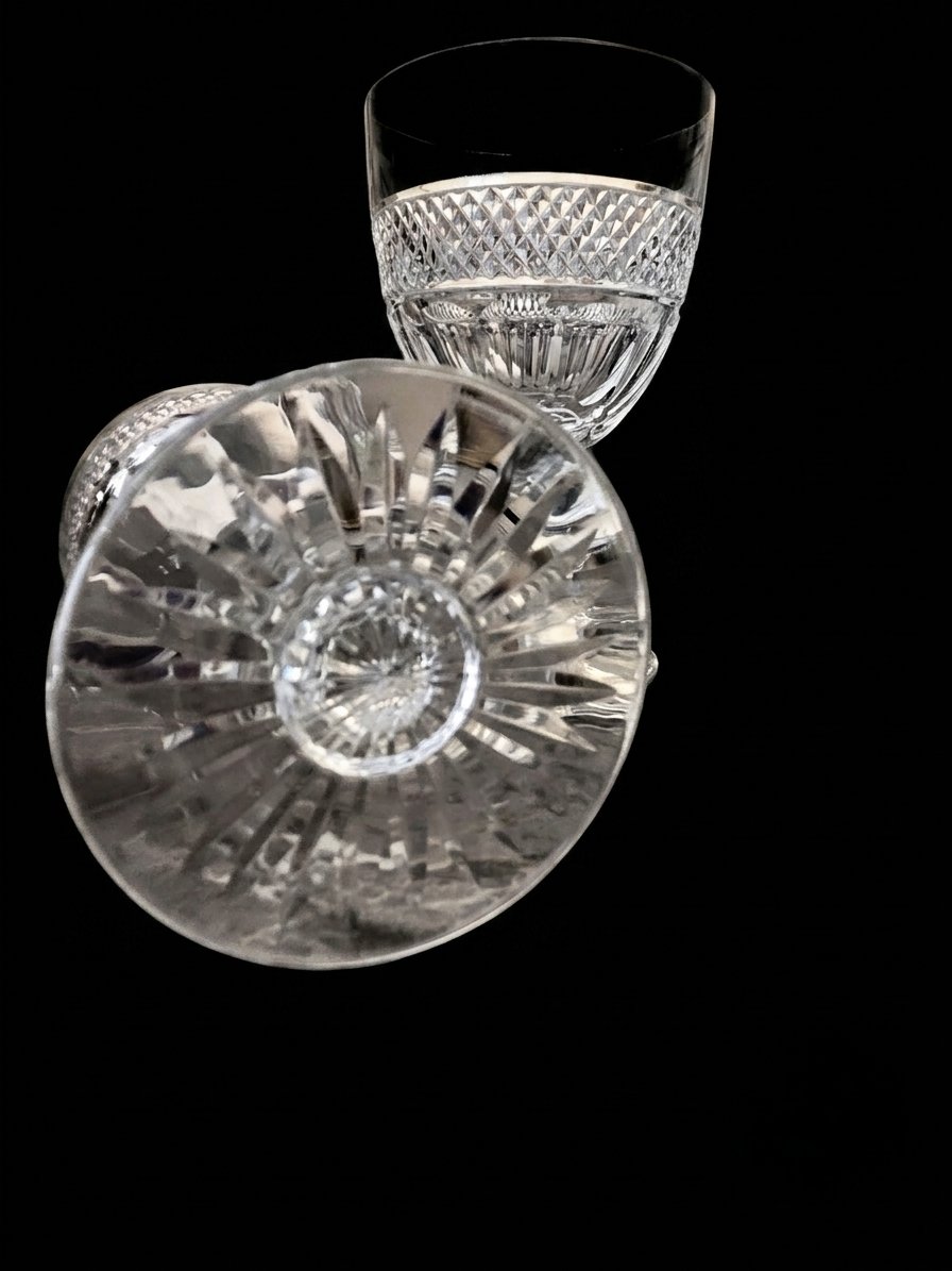 St. Louis - Crystal Glass Set - Trianon Model -photo-1