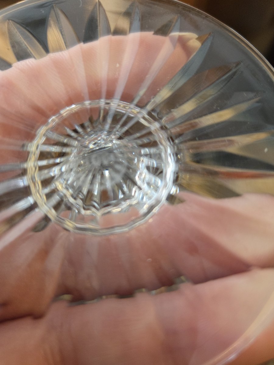 St. Louis - Crystal Glass Set - Trianon Model -photo-2