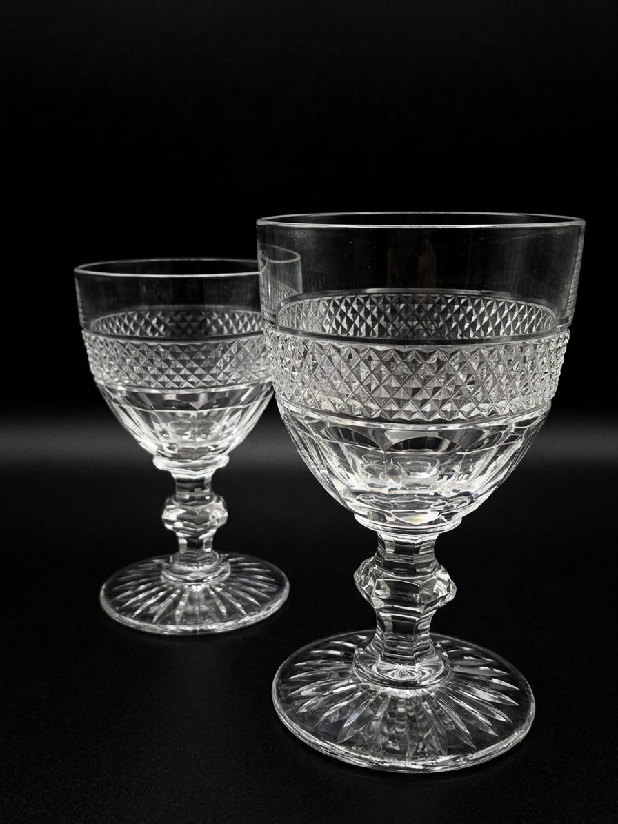 St. Louis - Crystal Glass Set - Trianon Model 