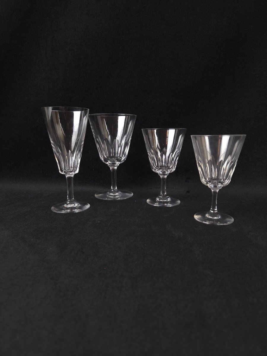 BACCARAT - Service de verres en cristal - modèle Côte d'Azur -photo-3