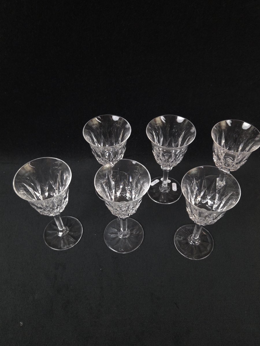 Saint-louis - Set Of 6 Crystal White Wine Glasses – Provence Model-photo-3