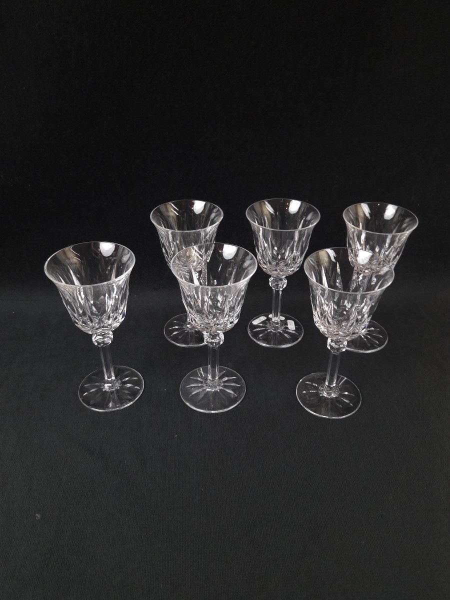 Saint-louis - Set Of 6 Crystal White Wine Glasses – Provence Model