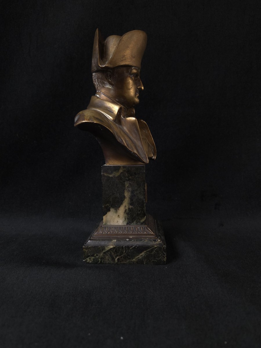 Sculpture en bronze Napoléon Ier - signé Baril (XIXe siècle)-photo-1