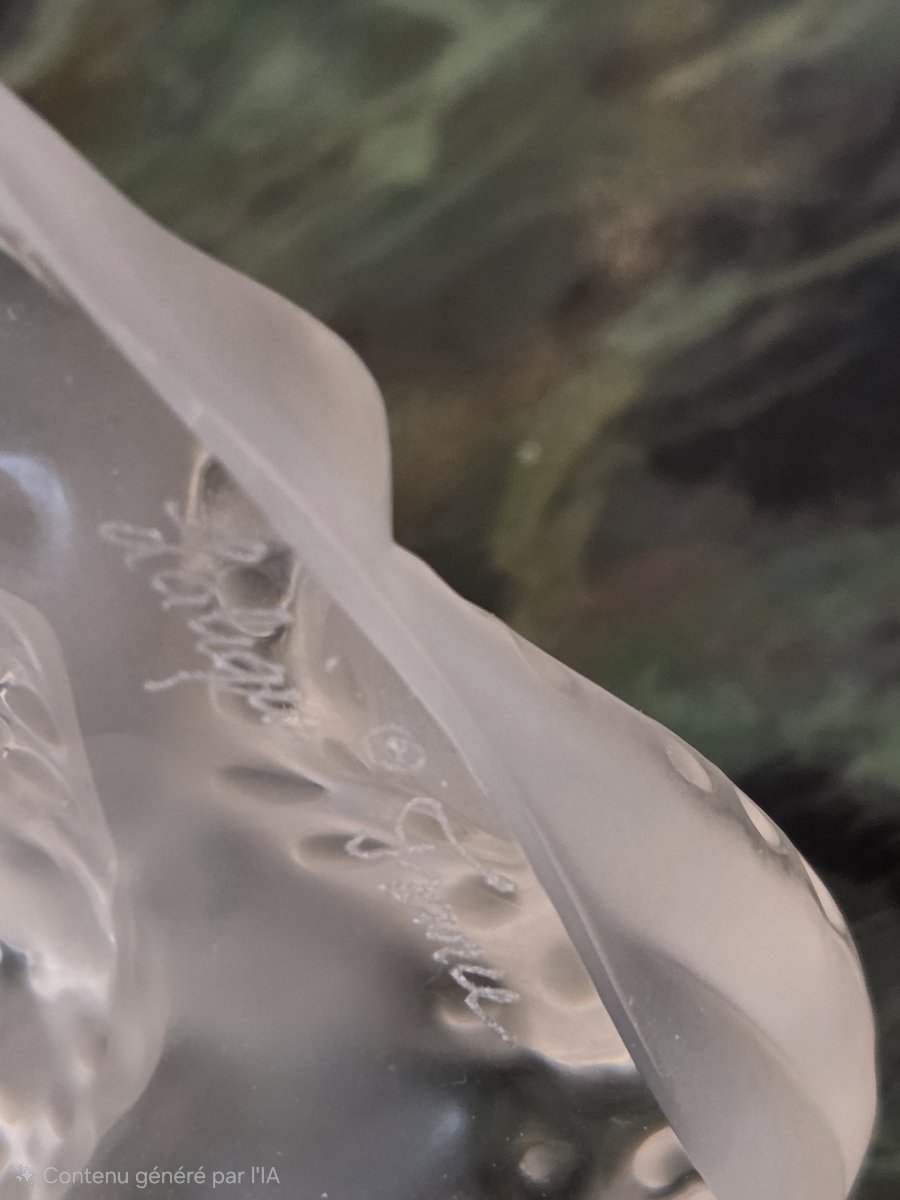 Lalique France - Crystal Leopard Pair Sculpture (20th Century)-photo-4
