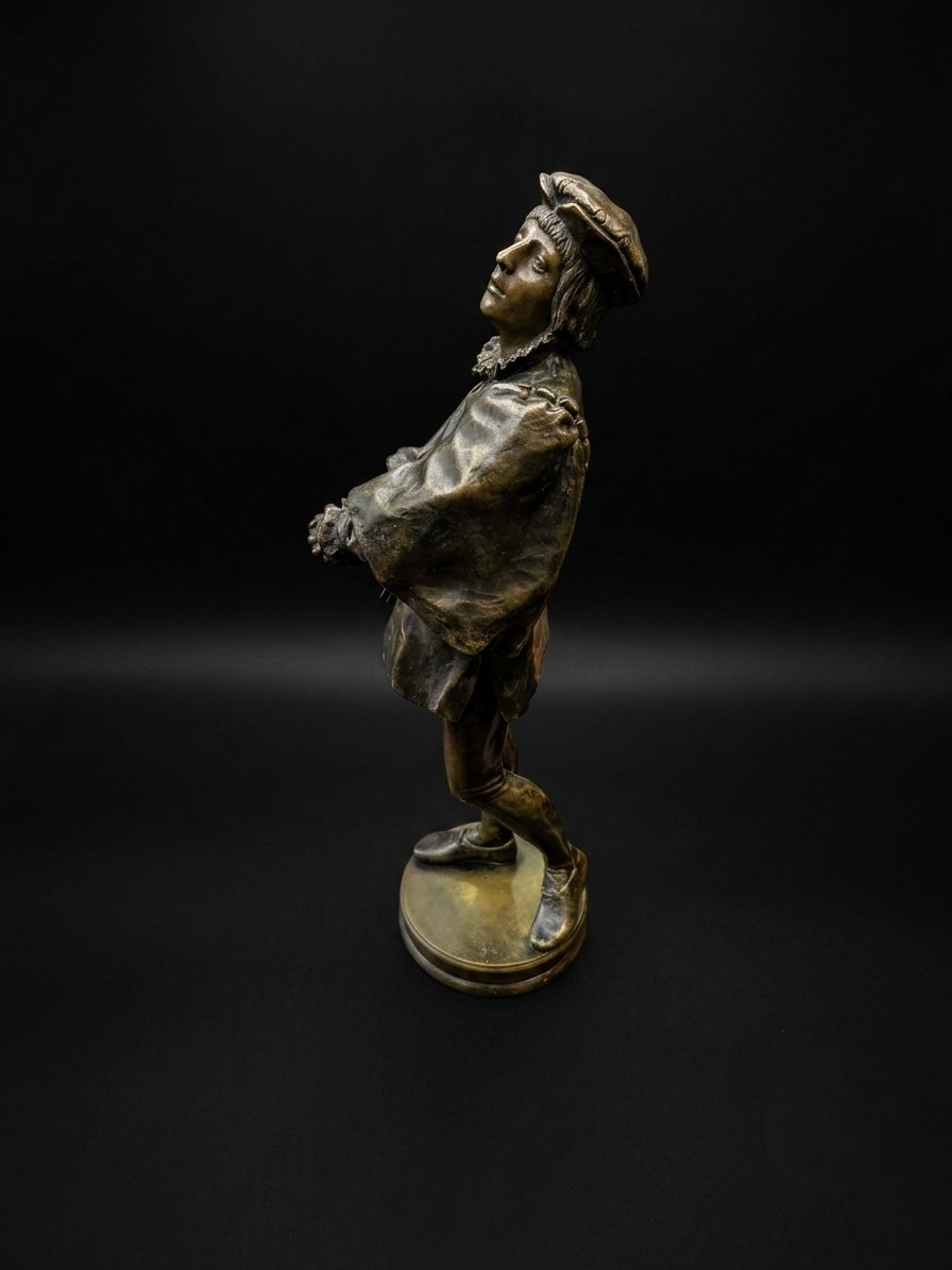 Paul Filhastre - Bronze Sculpture - Gringoire (19th Century)-photo-2