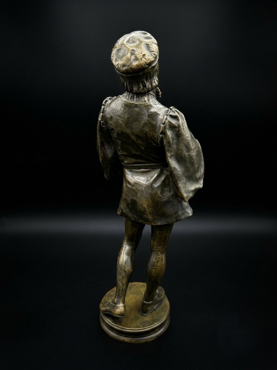 Paul Filhastre - Bronze Sculpture - Gringoire (19th Century)-photo-4