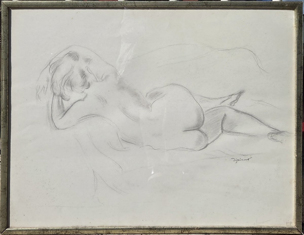 André DIGNIMONT (1891-1965) - Dessin sur papier - Nu féminin 