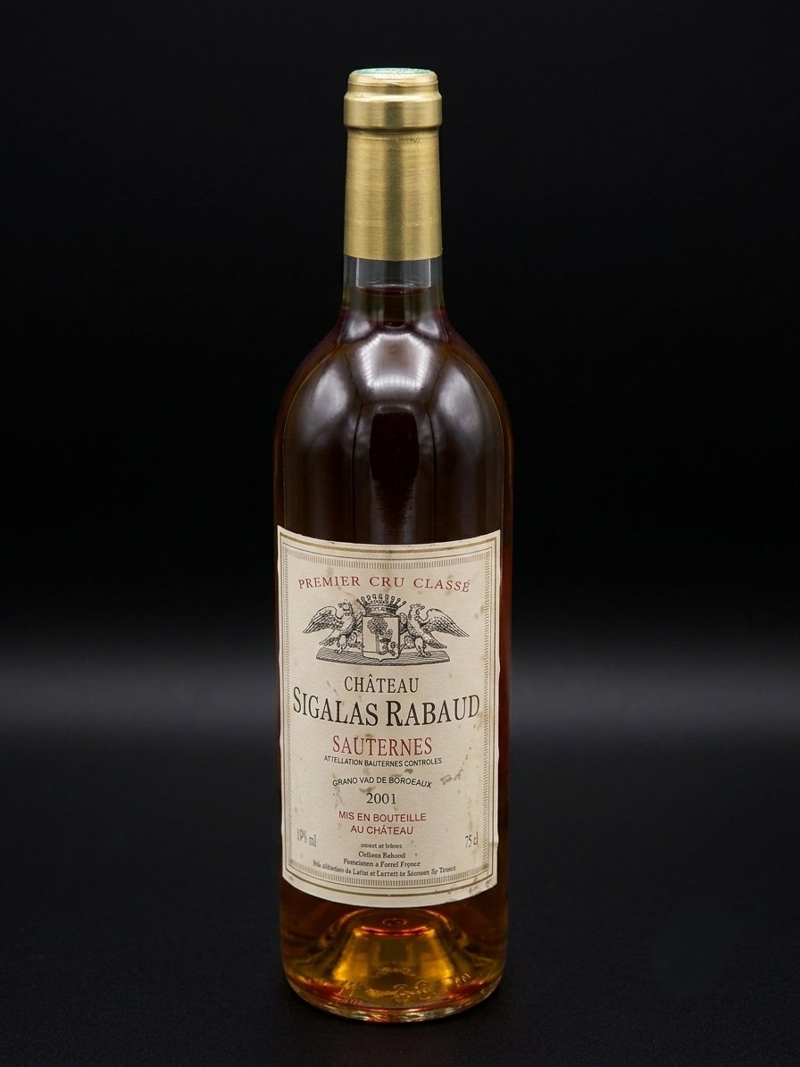 Château Sigalas Rabaud 2001 Bottle - Sauternes First Growth, Classified In 1855 (75 Cl)