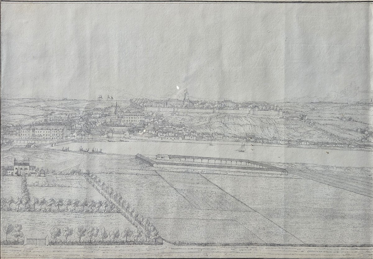 Grand panorama de Boulogne-sur-Mer en 1820 - estampe anglaise-photo-3