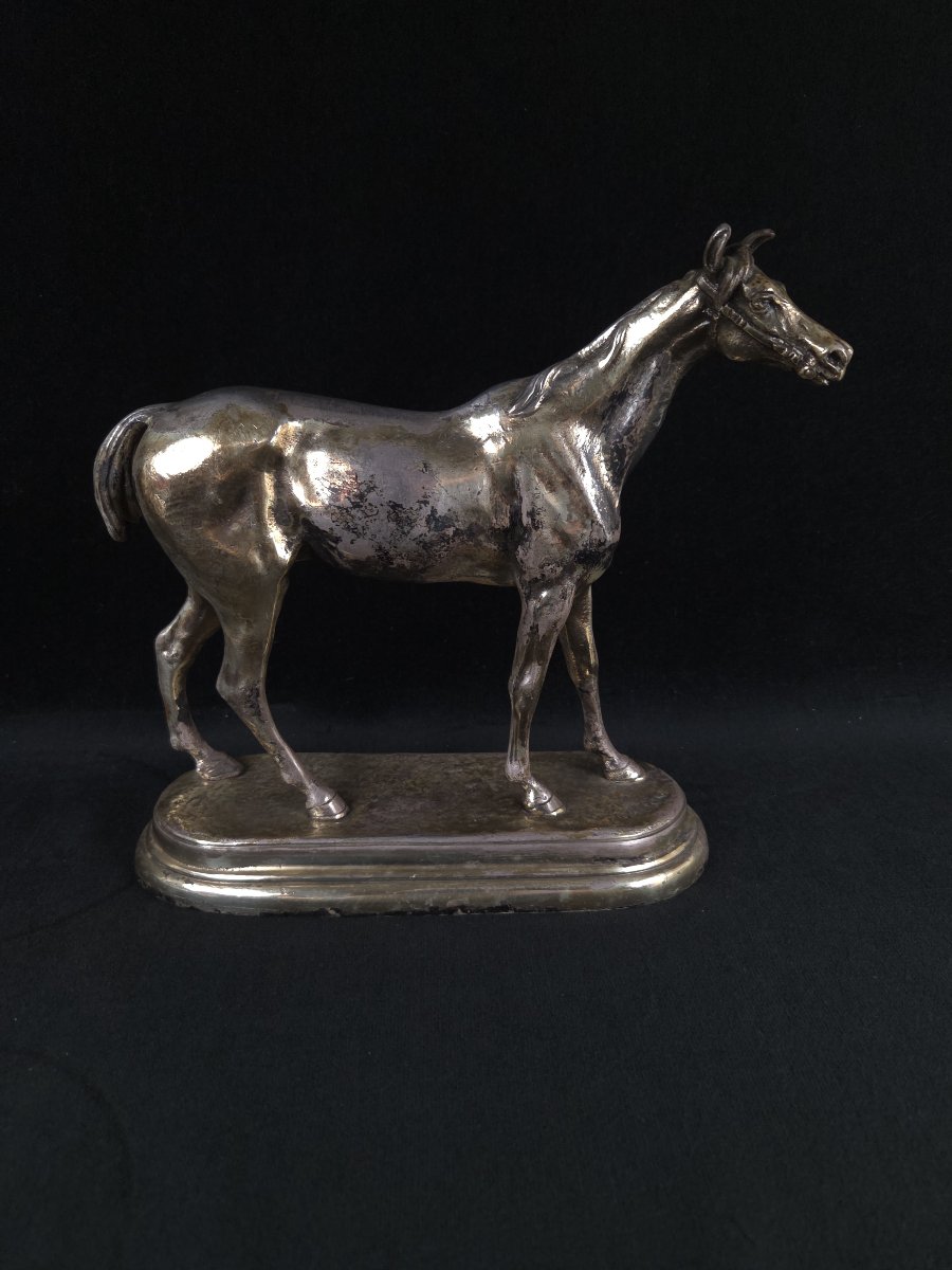 Charles Valton (1851-1918) - Bronze - Cheval -photo-2