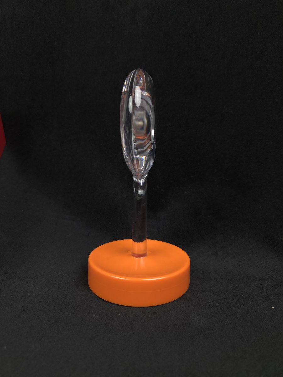 Baccarat - Designer Quartz Crystal Clock (20th Century)-photo-3