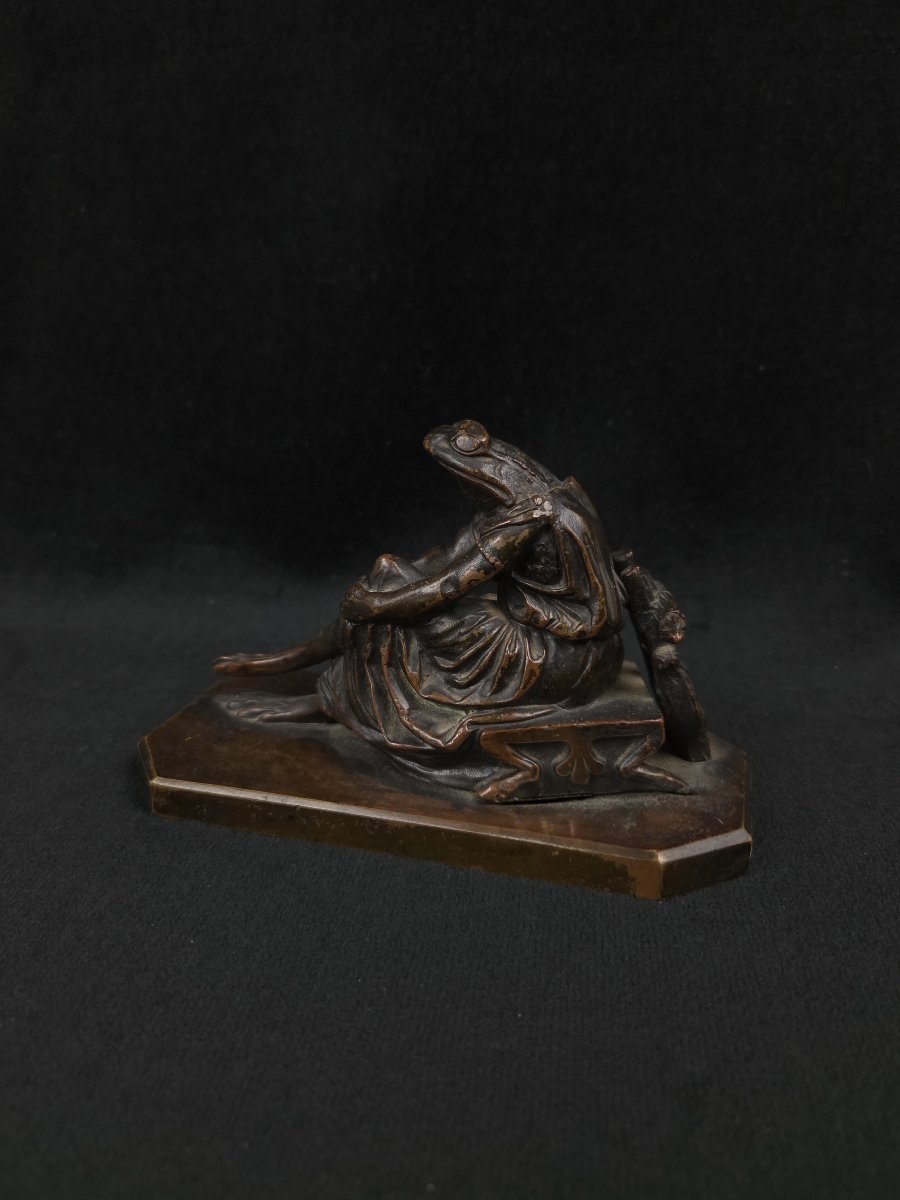 Bronze - Sappho As A Frog - After James Pradier (19th Century)