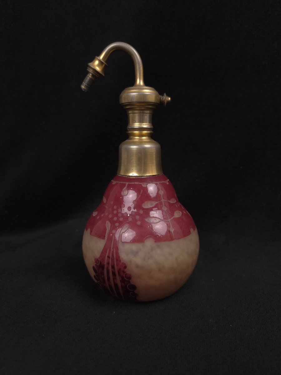 Glass Perfume Bottle - Eglantines Model - French Glass (20th Century)
