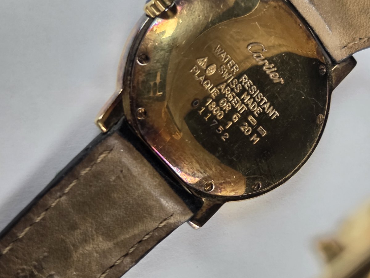 Montre Must de Cartier Ronde Vermeil - Réf 18001 - Boucle déployante-photo-2