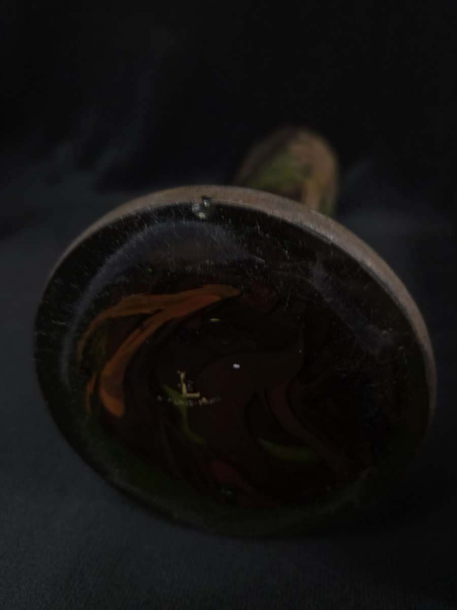 Montjoye / Legras - Paire de vases en verre Art nouveau -photo-2