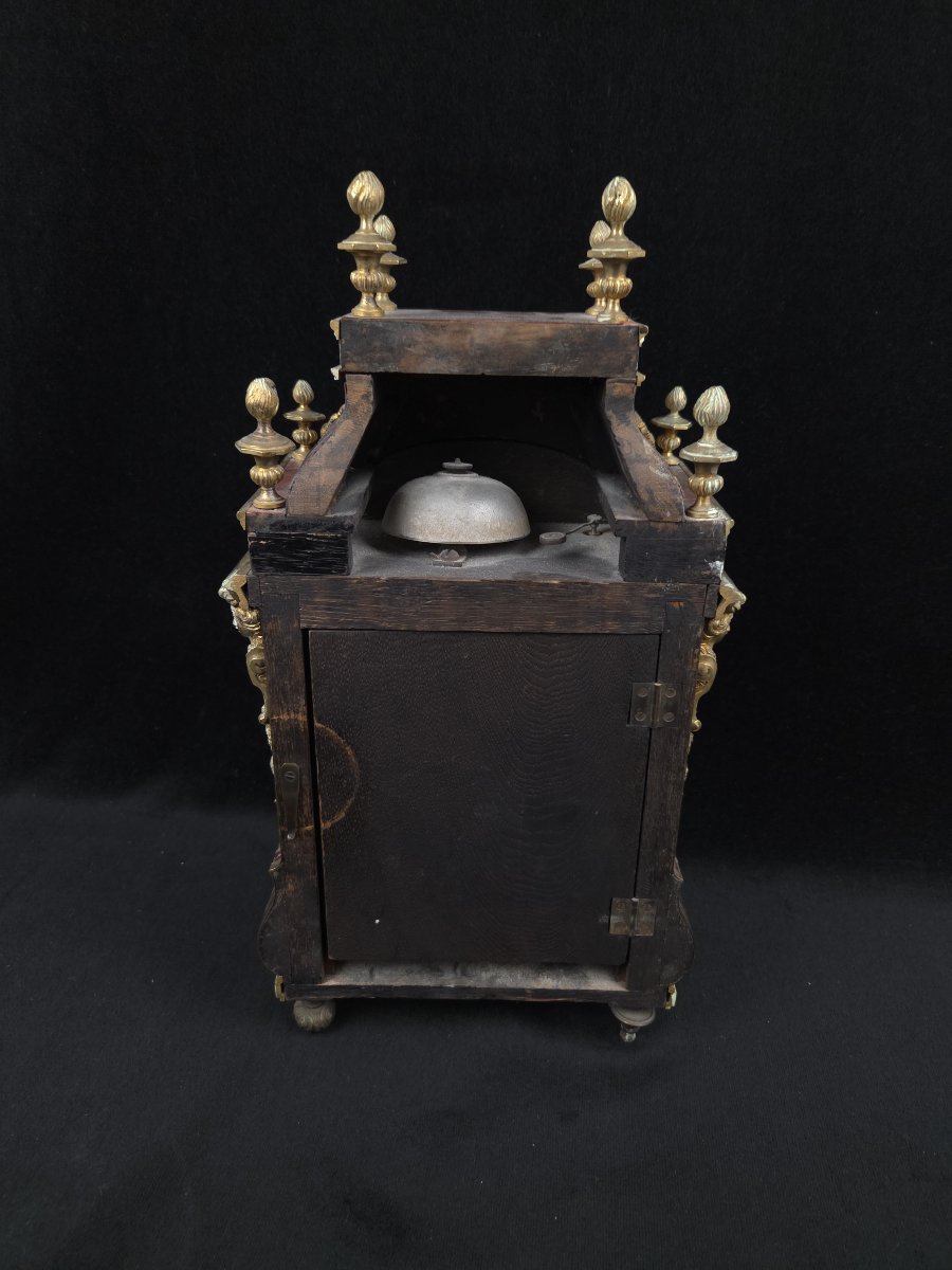 A So-called "religious" Louis XIV-style Clock With Boulle Marquetry (19th Century)-photo-1