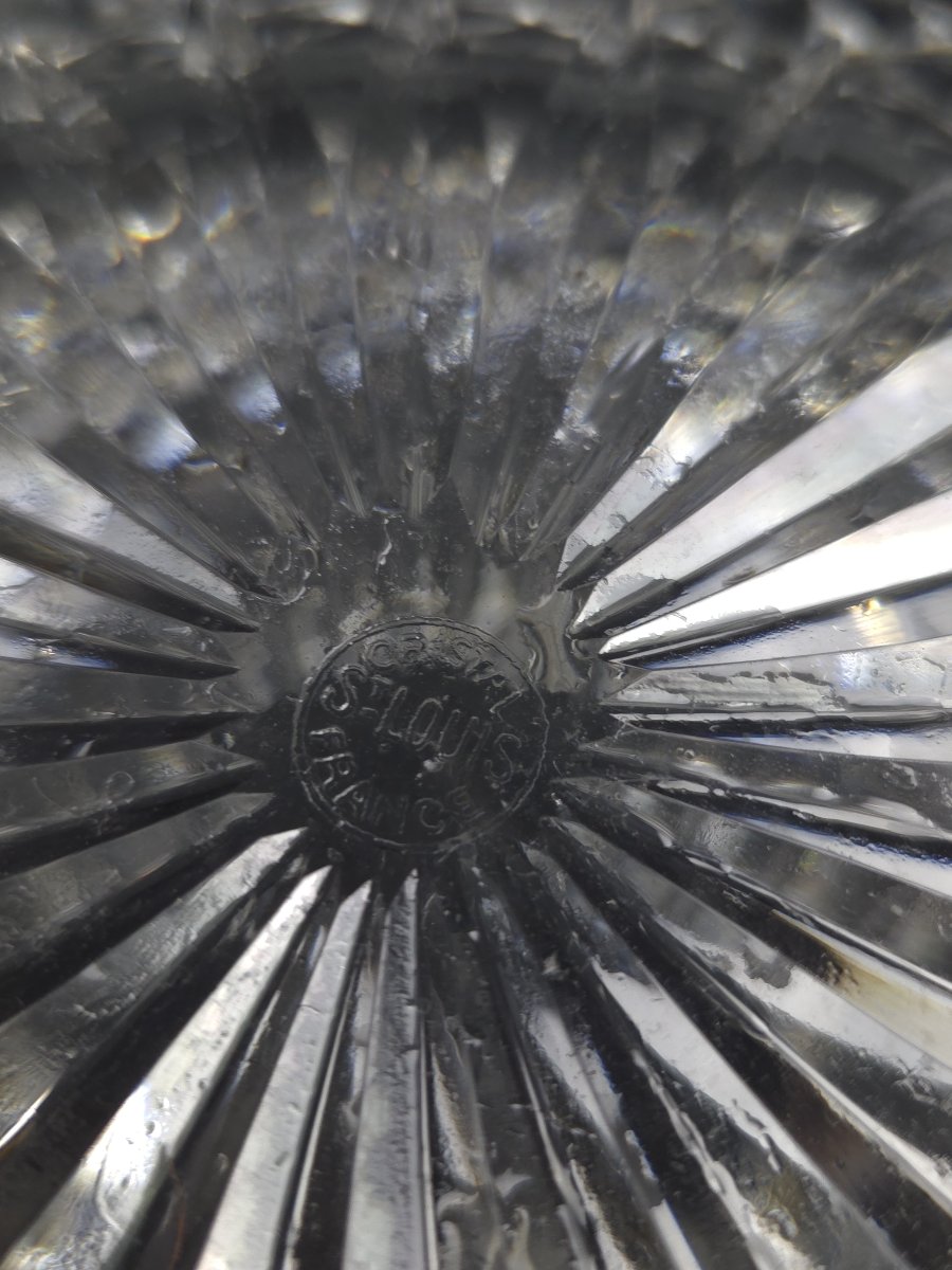 Saint-louis - Large Cut Crystal Champagne Bucket -photo-1