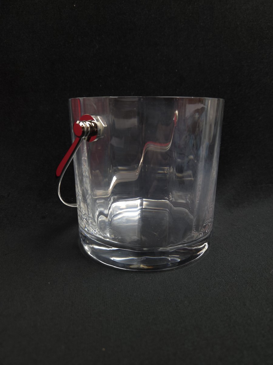 Baccarat - Seau à glaçon en cristal taillé -photo-2