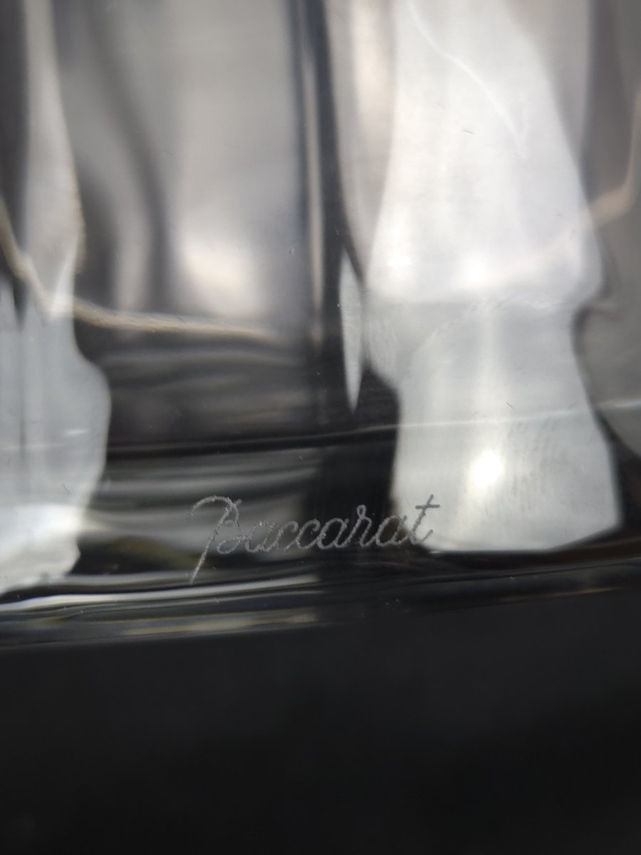 Baccarat - Seau à glaçon en cristal taillé -photo-5
