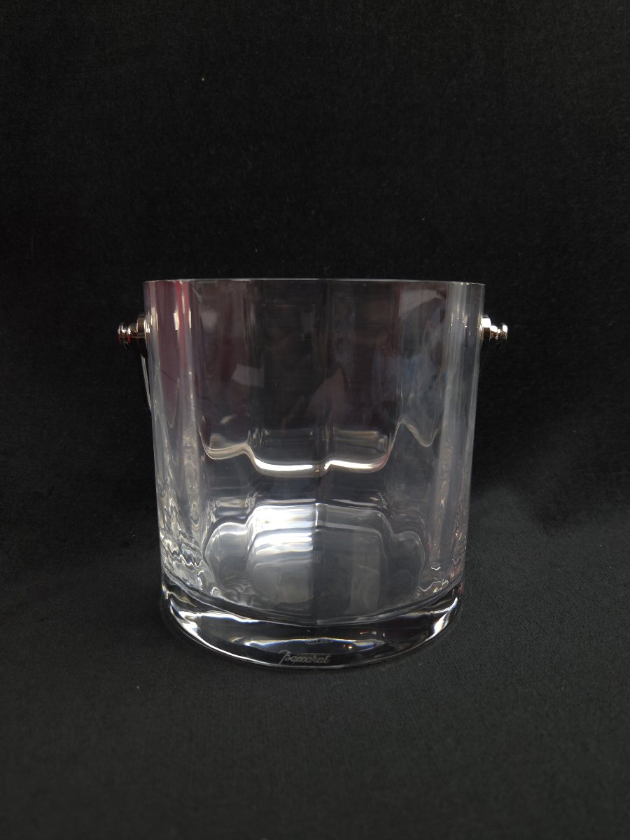 Baccarat - Seau à glaçon en cristal taillé 
