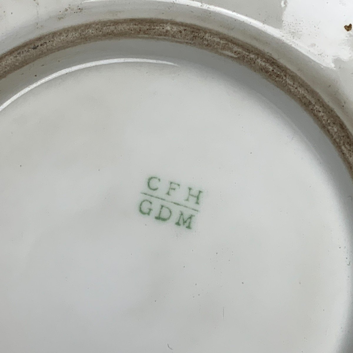 Limoges Porcelain Plate - Haviland - Signed Cfh Gdm - Late Nineteenth-photo-2