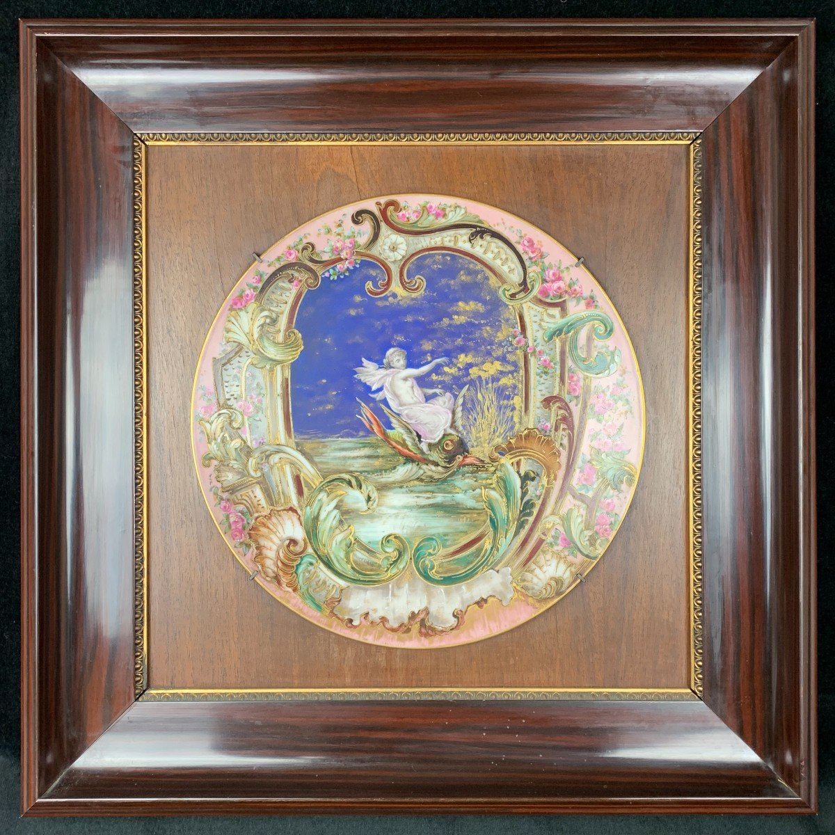 Limoges Porcelain Plate - Haviland - Signed Cfh Gdm - Late Nineteenth-photo-1