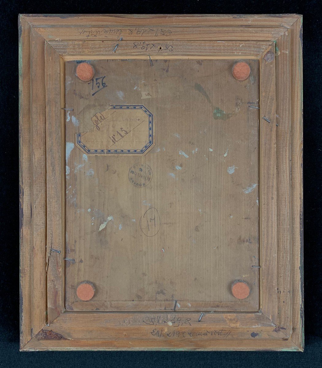 Oil On Panel - Geza Szobel (1905 - 1963)-photo-3