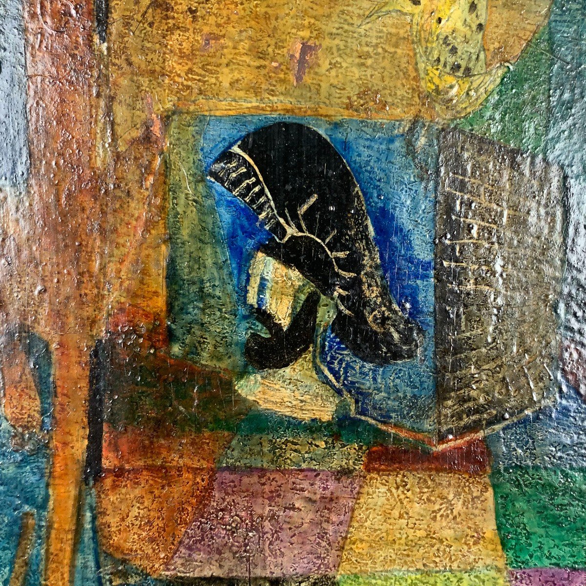 Oil On Panel - Geza Szobel (1905 - 1963)