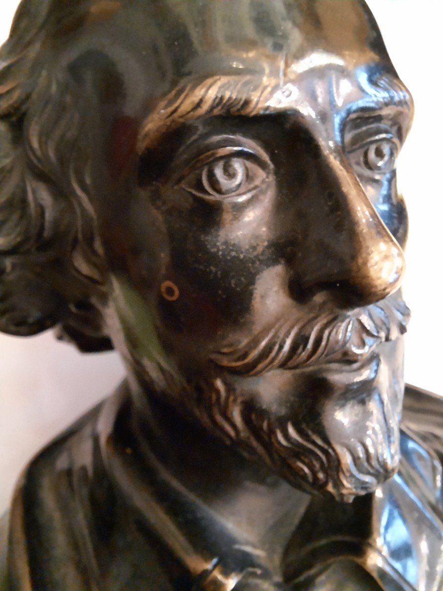 Shakespeare Bronze Bust-photo-4