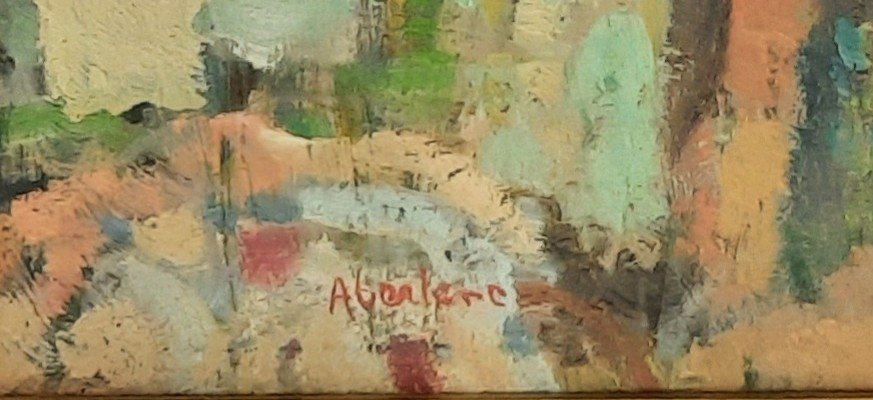 Huile Sur Panneau - Femme Nue Sur Un Si&egrave;ge - De Ren&eacute; Aberlenc-photo-2