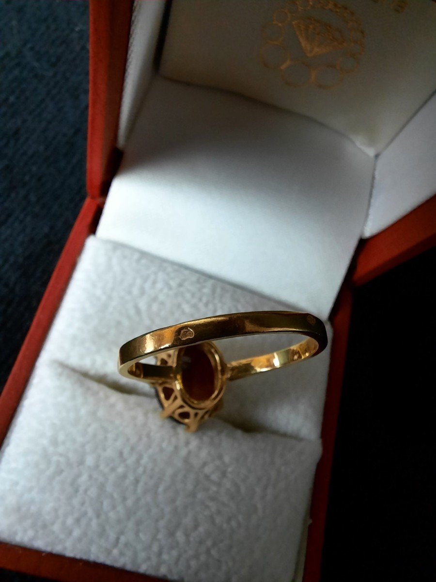 Gold And Garnet Ring-photo-2