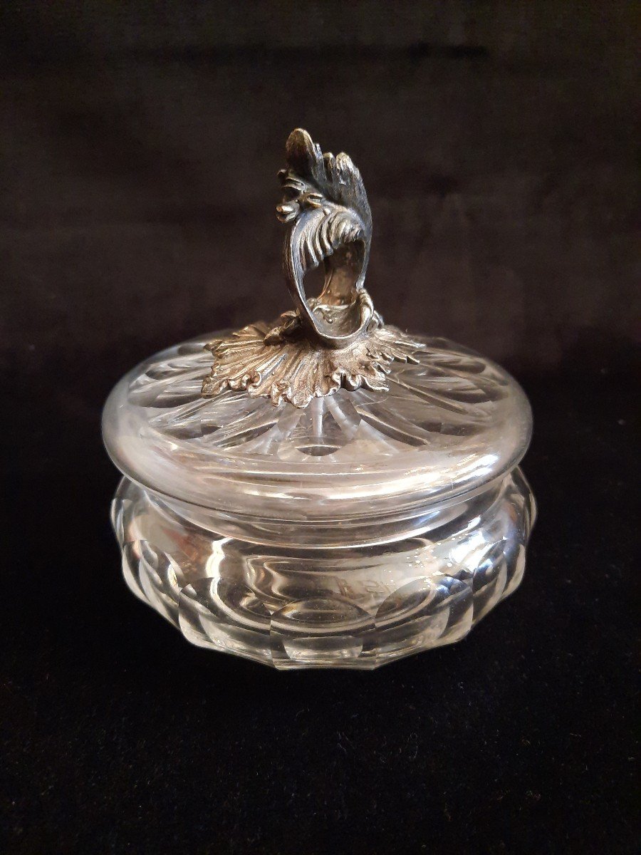 Crystal Box / Candy Box Signed Cristallerie De Lorraine -photo-3