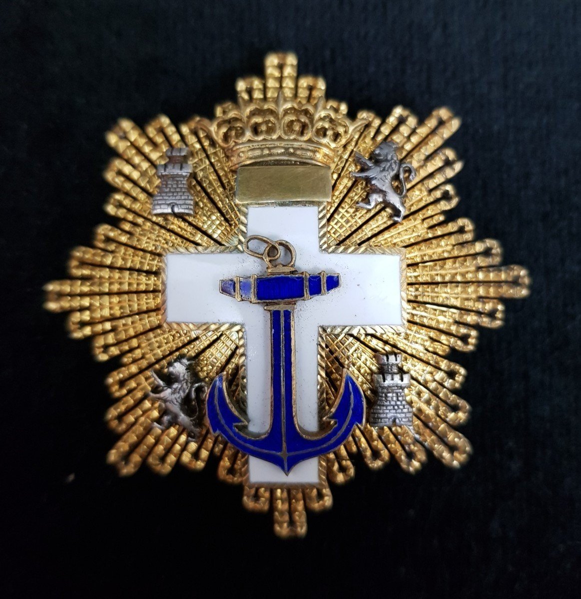 Order Of Naval Merit, Spain, Grand Cross Of The White Division (19th Century)-photo-4