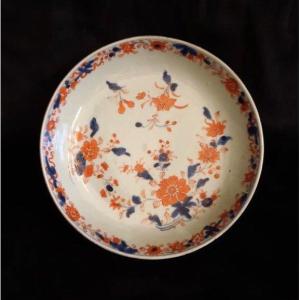 Assiette En Porcelaine Imari Chine (xixe Siècle)