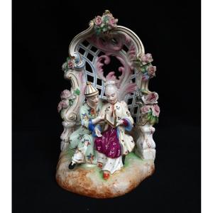 Porcelain Group - Oriental Couple In The Taste Of Meissen