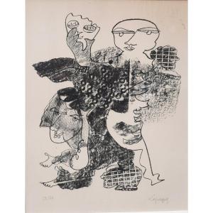 Charles Lapicque (1898-1988) - Lithographie Sur Papier 