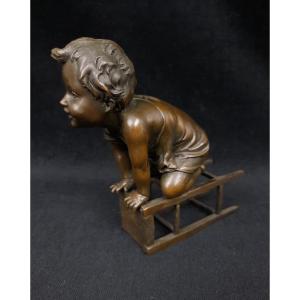 Juan Clara (1875-1958) - Child Bronze