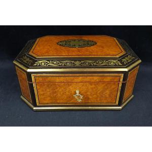 Napoleon III Marquetry Wooden Box
