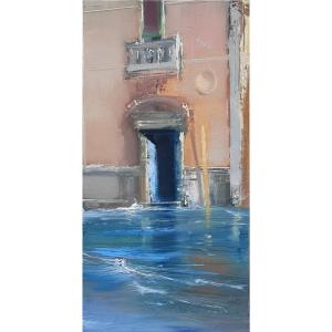 Jean Arcelin (1962) - Oil On Canvas - Venetian Door 