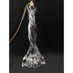 Baccarat - Pied de lampe en cristal 