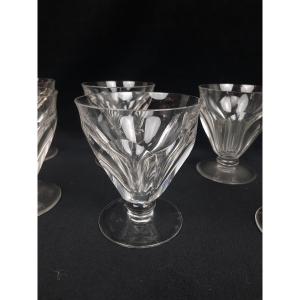 Baccarat - Série de verres à eau  en cristal - Talleyrand