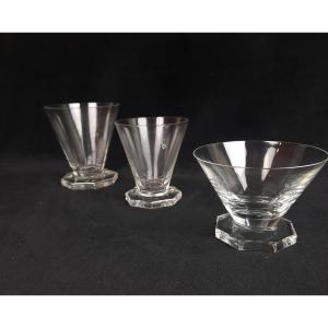 Lalique France - Service verres en cristal - Quinay 