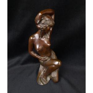 Giuseppe Bessi (1857‑1922) - Bronze Danseuse orientale 