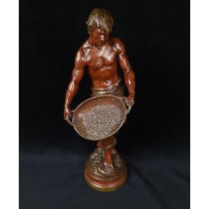 Auguste Moreau (1834 – 1917) - Bronze The Gatherer