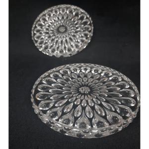 Baccarat - Crystal Bottle Coasters (20th Century)