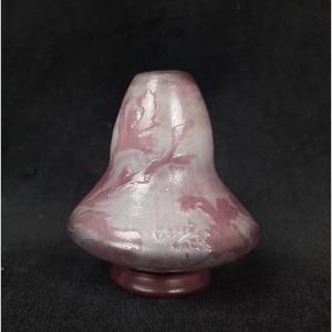 Croismare (Muller) - Petit vase en verre 