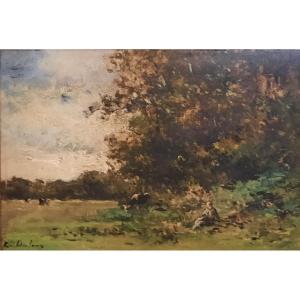 Georges Dastor (1904-1990) - Oil On Panel - Landscape