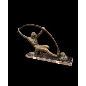 D.H. Chiparus – Régule - Hercule Bandant Son Arc / L’Âge de Bronze