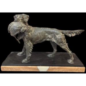 Jules Moigniez (1835–1894)  Régule - Épagneul au faisan  