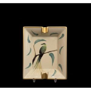 Hermès - Cendrier en porcelaine - Oiseau